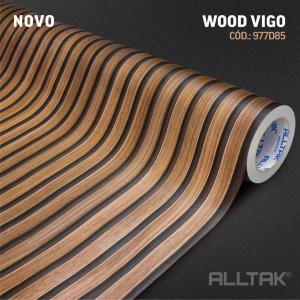 ADESIVO DECORATIVO MADEIRADO WOOD VIGO Vinil 0,010mm - Auto adesivo Sob medida - PADRÃO Impressão Digital Gloss - Matte Rolo de 1,22 cm x 1,00 cm Imagens meramente ilustrativas